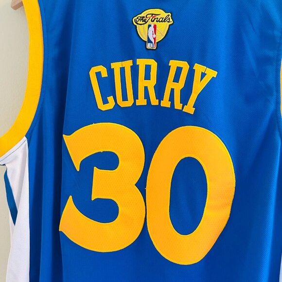 Steph Curry Warriors Swingman Jersey Mens Size XL NBA Finals Basketball 2015 - Picture 6 of 7